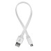 Дата кабель USB 2.0 AM to Micro 5P 0.25m white ColorWay (CW-CBUM-MUM25W) – ColorWay