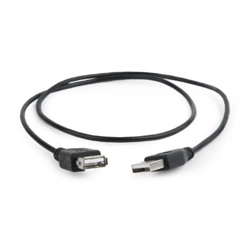 Дата кабель USB 2.0 AM/AF 0.75m Cablexpert (CC-USB2-AMAF-75CM/300-BK) – Cablexpert