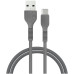 Дата кабель USB 2.0 AM to Type-C 1.2m AL-CBCOLOR-T1BK Black ACCLAB (1283126518232) – ACCLAB