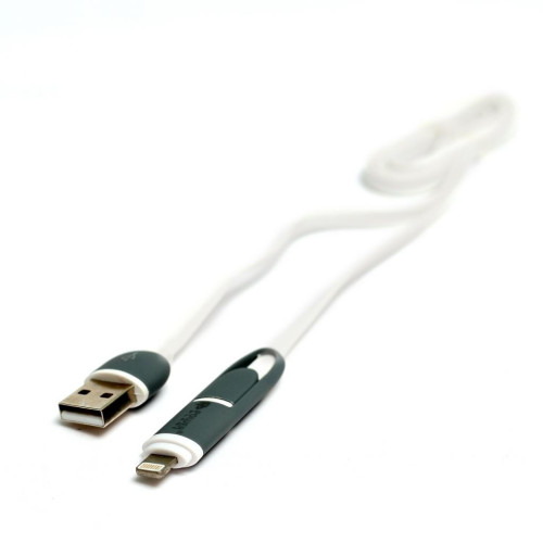 Дата кабель USB 2.0 AM to Lightning + Micro 5P 1.0m PowerPlant (KD00AS1292) – PowerPlant