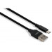Дата кабель USB 2.0 AM to Micro 5P nylon 1m black Vinga (VCPDCMBN21BK) – Vinga