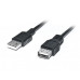 Дата кабель USB 2.0 AM/AF 2.0m Pro black REAL-EL (EL123500028) – REAL-EL