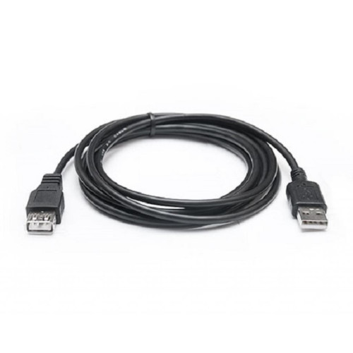 Дата кабель USB 2.0 AM/AF 2.0m Pro black REAL-EL (EL123500028) – REAL-EL (вид 1)
