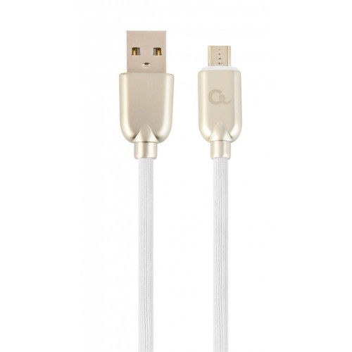 Дата кабель USB 2.0 Micro 5P to AM Cablexpert (CC-USB2R-AMmBM-1M-W) – Cablexpert