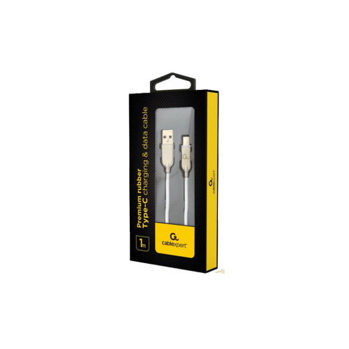 Дата кабель USB 2.0 AM to Type-C 1.0m Cablexpert (CC-USB2R-AMCM-1M-W) – Cablexpert (вид 1)