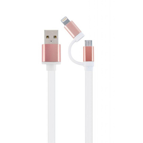 Дата кабель USB 2.0 AM to Lightning/Micro 1.0m Cablexpert (CC-USB2-AM8PmB-1M-PK) – Cablexpert