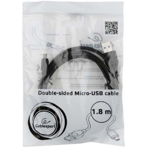 Дата кабель USB 2.0 AM to Micro 5P 1.8m Cablexpert (CC-USB2-AMmDM-6) – Cablexpert