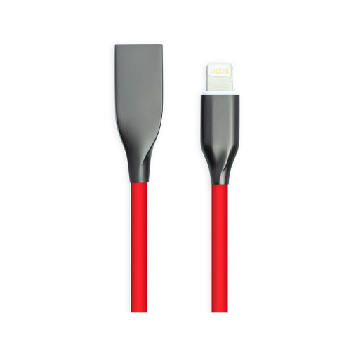 Дата кабель USB 2.0 AM to Lightning 1.0m red PowerPlant (CA911400) – PowerPlant