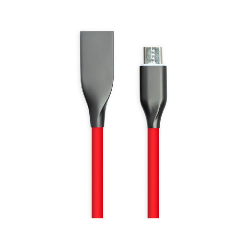 Дата кабель USB 2.0 AM to Micro 5P 2.0m red PowerPlant (CA911370) – PowerPlant