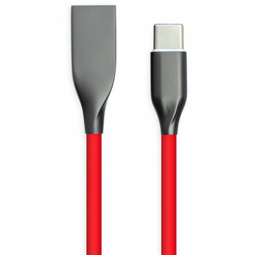 Дата кабель USB 2.0 AM to Type-C 2.0m red PowerPlant (CA911394) – PowerPlant