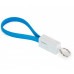 Дата кабель USB 2.0 AM to Micro 5P 0.18m blue Extradigital (KBU1785) – EXTRADIGITAL