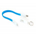 Дата кабель USB 2.0 AM to Micro 5P 0.18m blue Extradigital (KBU1785) – EXTRADIGITAL (вид 1)