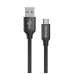 Дата кабель USB 2.0 AM to Micro 5P 2.0m black ColorWay (CW-CBUM009-BK) – ColorWay