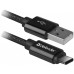 Дата кабель USB 2.0 AM to Type-C 1.0m USB09-03T PRO Black Defender (87814) – Defender