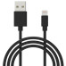 Дата кабель USB 2.0 AM to Lightning 1.0m Cu, 2.1А, Black Grand-X (PL01B) – Grand-X