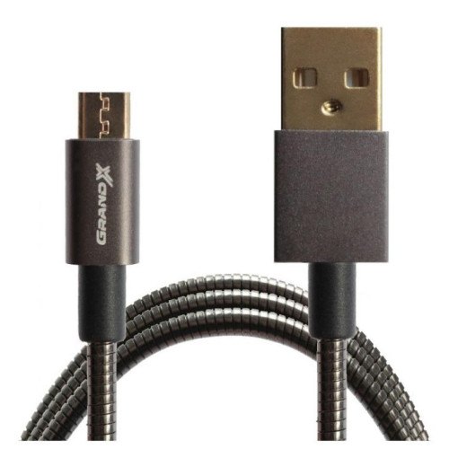 Дата кабель USB 2.0 AM to Micro 5P 1.0m Grand-X (MM-01) – Grand-X (вид 1)