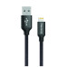 Дата кабель USB 2.0 AM to Lightning 1.0m black ColorWay (CW-CBUL004-BK) – ColorWay