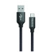 Дата кабель USB 2.0 AM to Type-C 1.0m 2.1А black ColorWay (CW-CBUC003-BK) – ColorWay