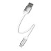 Дата кабель USB 2.0 AM to Type-C 0.25m white ColorWay (CW-CBUC001-WH) – ColorWay