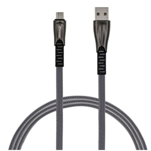 Дата кабель USB 2.0 AM to Micro 5P 1.0m black Grand-X (FM09) – Grand-X