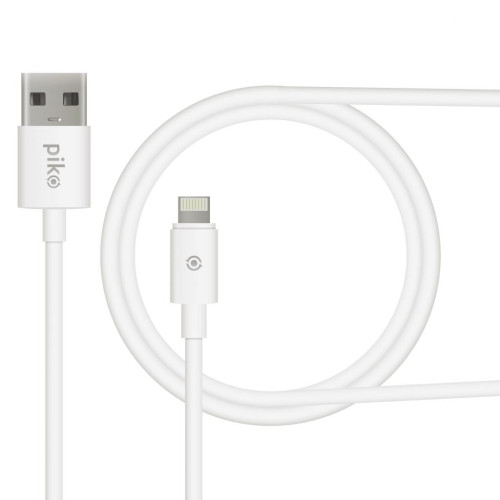 Дата кабель USB 2.0 AM to Lightning 2.0m white Piko (1283126493867) – Piko