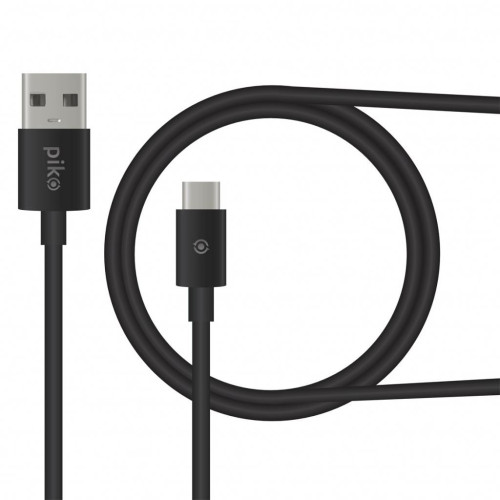 Дата кабель USB 2.0 AM to Type-C 0.2m black Piko (1283126493843) – Piko