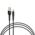 Дата кабель USB 2.0 AM to Micro 5P 0.2m CBFLEXM0 black Intaleo (1283126487422) – Intaleo