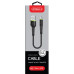 Дата кабель USB 2.0 AM to Micro 5P 0.2m CBFLEXM0 black Intaleo (1283126487422) – Intaleo (вид 1)