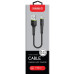 Дата кабель USB 2.0 AM to Type-C 0.2m CBFLEXT0 black Intaleo (1283126487446) – Intaleo (вид 1)