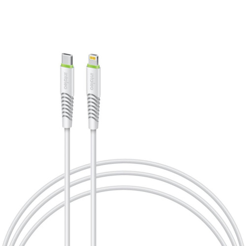 Дата кабель USB-C to Lightning 18W 1,2m CBFLEXTL1 white Intaleo (1283126504099) – Intaleo