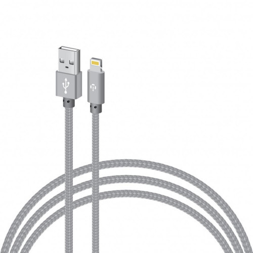 Дата кабель USB 2.0 AM to Lightning 1.0m CBGNYL1 grey Intaleo (1283126477652) – Intaleo