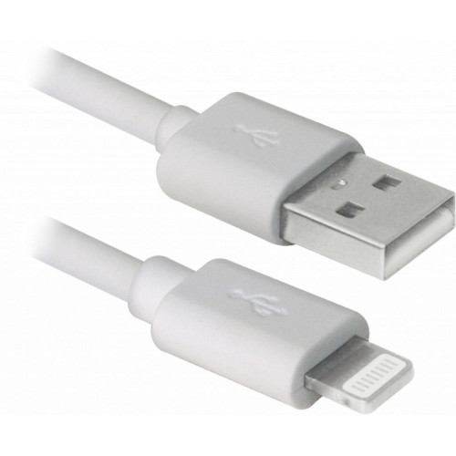 Дата кабель USB 2.0 AM to Lightning 1.0m MFI TPE White REAL-EL (EL123500055) – REAL-EL