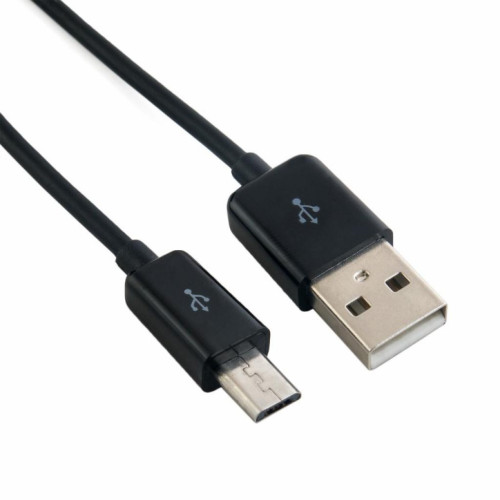 Дата кабель USB 2.0 AM to Micro 5P 2.0m Fabric Premium black REAL-EL (EL123500048) – REAL-EL