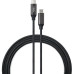 Дата кабель USB-C to USB-C 1.0m 100W E-Mark Chip Nylon Vinga (VCPCTC100BK) – Vinga