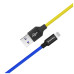 Дата кабель USB 2.0 AM to Lightning 1.0m National ColorWay (CW-CBUL052-BLY) – ColorWay (вид 2)