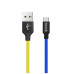 Дата кабель USB 2.0 AM to Micro 5P 1.0m National ColorWay (CW-CBUM052-BLY) – ColorWay