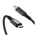 Дата кабель USB-С to USB-С 2.0m 100W 4K60Hz USB3.1 GEN2 Choetech (XCC-1007-V2-BK) – Choetech