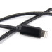 Дата кабель USB 2.0 AM to Lightning 0.2m black Dengos (NTK-L-SHRT-BLACK) – DENGOS (вид 1)