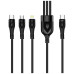 Дата кабель USB 2.0 AM to Lightning + Micro 5P + Type-C 1.2m 3.0A (PD60W data) Black ColorWay (CW-CBPDU3060-BK) – ColorWay (вид 2)