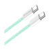 Дата кабель USB-C to USB-C 1.0m 60W 3.0А green ColorWay (CW-CBPDCC061-G) – ColorWay (вид 1)