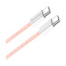 Дата кабель USB-C to USB-C 1.0m 60W 3.0А pink ColorWay (CW-CBPDCC061-P) – ColorWay (вид 1)