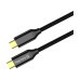 Дата кабель USB-C to USB-C 1.0m USB3.2 (20Gbps 4K PD100W) Gen2 5А black ColorWay (CW-CBPDCC062-BK) – ColorWay