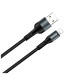 Дата кабель USB 2.0 AM to Lightning 1.0m nylon black ColorWay (CW-CBUL045-BK) – ColorWay (вид 1)