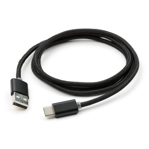 Дата кабель USB 2.0 AM to Type-C 1m LED black Vinga (VCPDCTCLED1BK) – Vinga (вид 2)