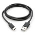 Дата кабель USB 2.0 AM to Type-C PVC 1m black Vinga (VCPDCTC1BK) – Vinga (вид 1)