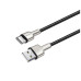 Дата кабель USB 2.0 AM to Type-C 1.0m head metal black ColorWay (CW-CBUC046-BK) – ColorWay