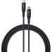 Дата кабель USB-C to USB-C 1.0m 60W Nylon Vinga (VCDCCCM331) – Vinga