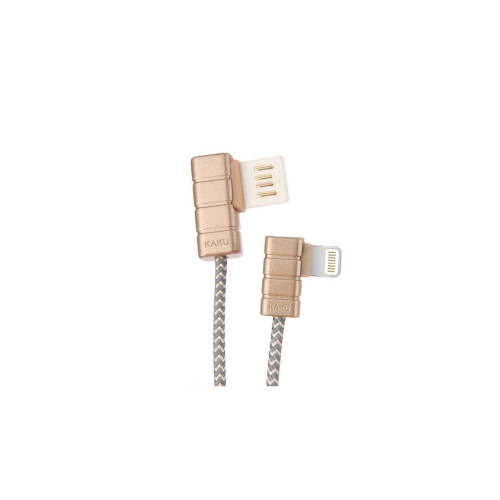 Дата кабель USB 2.0 AM to Lightning 1.0m Gallop Rose-Gold 2.4A iKAKU (YT-iK/GA-LRG) – iKAKU