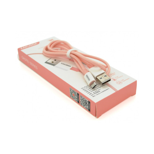 Дата кабель USB 2.0 AM to Micro 5P 1.0m KSC-723 GAOFEI Pink 2.4A iKAKU (KSC-723-P) – iKAKU