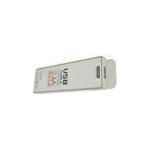 Дата кабель USB 2.0 AM to Type-C 1.0m KSC-723 GAOFEI 2.4A Gray iKAKU (KSC-723-Gr-TC) – iKAKU